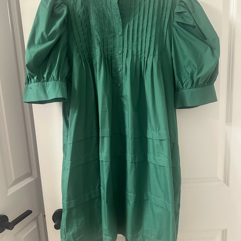 Entro Emerald Button-Up Blouse